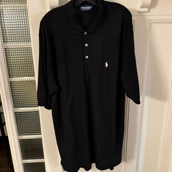 Ralph Lauren Golf Men's XL Black Polo Shirt Short Sleeve Embroidered Pony Logo - Picture 2 of 8